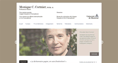 Desktop Screenshot of moniquecormier.ca