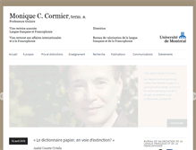 Tablet Screenshot of moniquecormier.ca